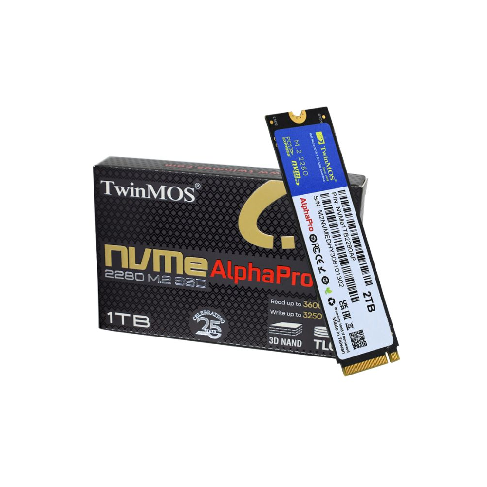 DISQUE DUR INTERNE TWINMOS ALPHAPRO NVME 2TO SSD M.2 PCIE