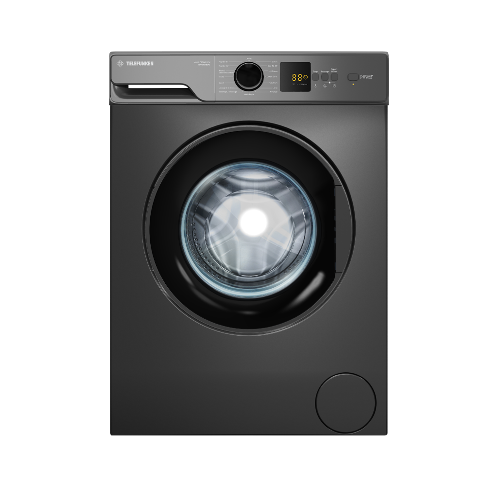 Machine à Laver TELEFUNKEN 6KG INVERTER / Gris