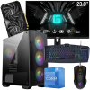Setup Gamer Special Pc de Bureau Gaming / i5-12400F / RTX 4060 Ti 8G / 16 Go Avec Écran MSI 24" Full HD IPS 180 Hz