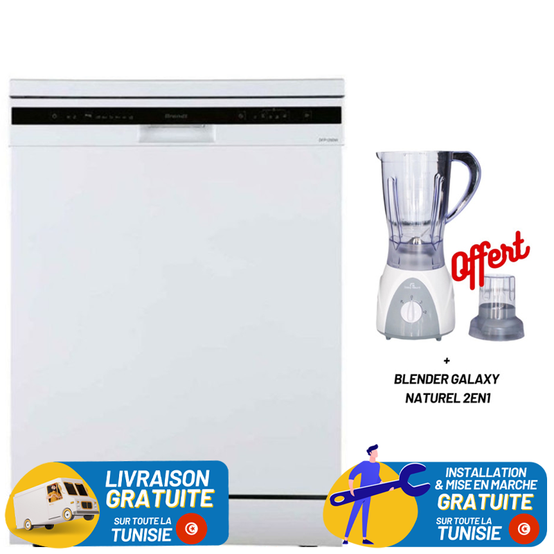 Lave Vaisselle BRANDT DFP129DW / 12 Couverts / Blanc