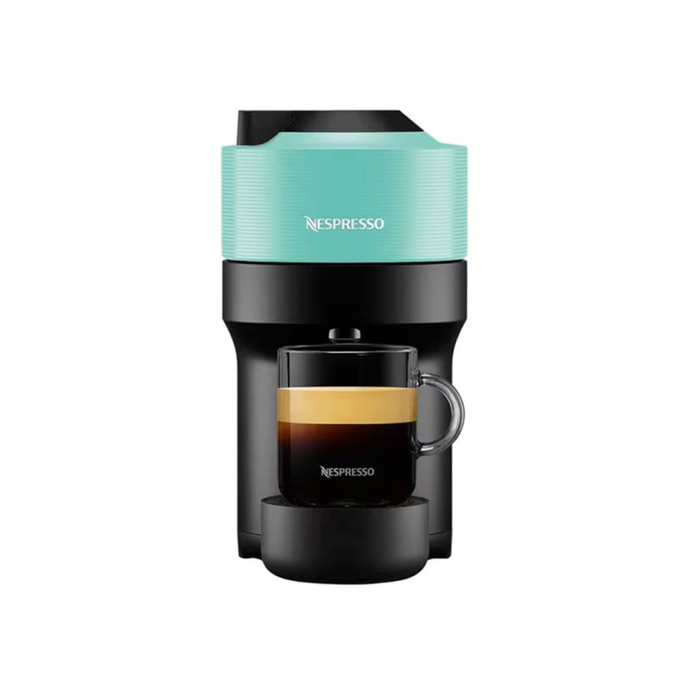 Machine à Café NESPRESSO Vertuo Pop 0.6 Litre / 1300 W / Bleu Aqua + 10 Capsules Nespresso Offertes