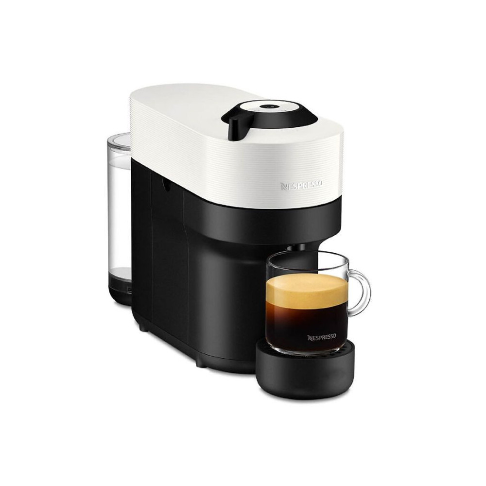 Machine à Café NESPRESSO Vertuo Pop 0.6 Litre / 1300 W / Blanc + 10 Capsules Nespresso Offertes