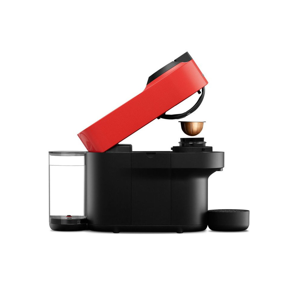 Machine à Café NESPRESSO Vertuo Pop 0.6 Litre / 1300 W / Rouge + 10 Capsules Nespresso Offertes