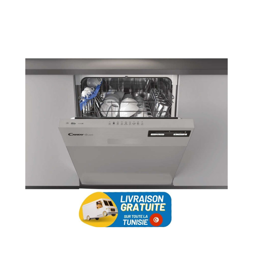 Lave vaisselle Candy Semi-encastrable 13 couverts