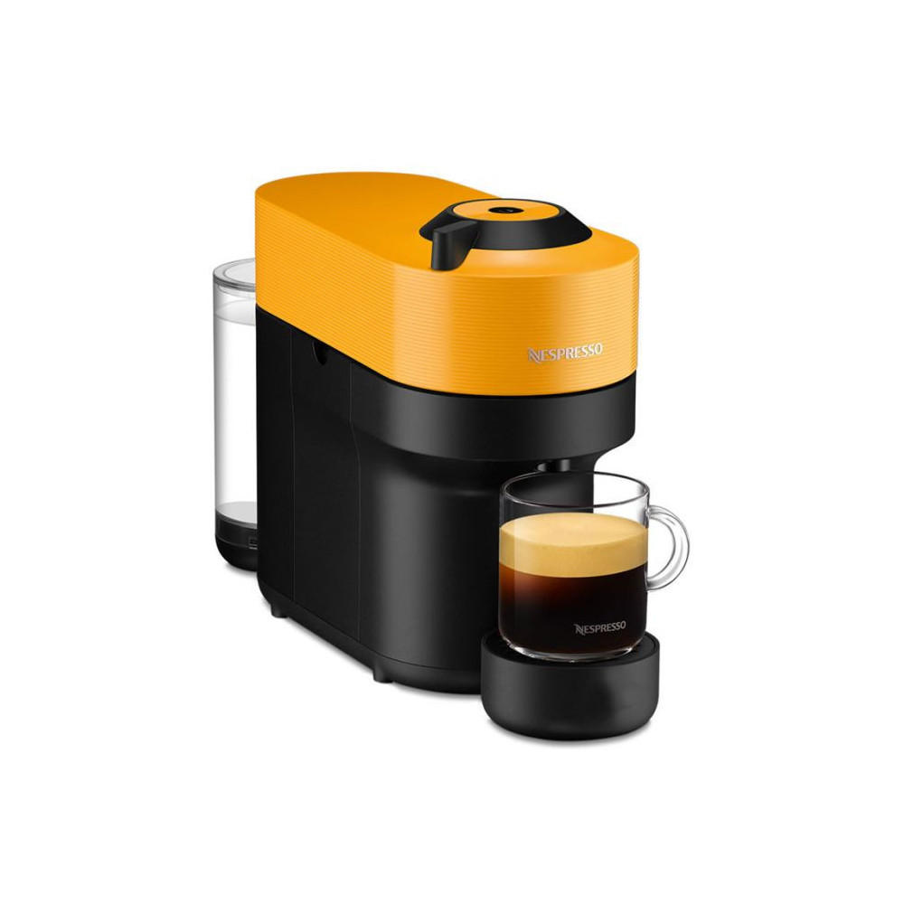 Machine à Café NESPRESSO Vertuo Pop 0.6 Litre / 1300 W / Jaune + 10 Capsules Nespresso Offertes