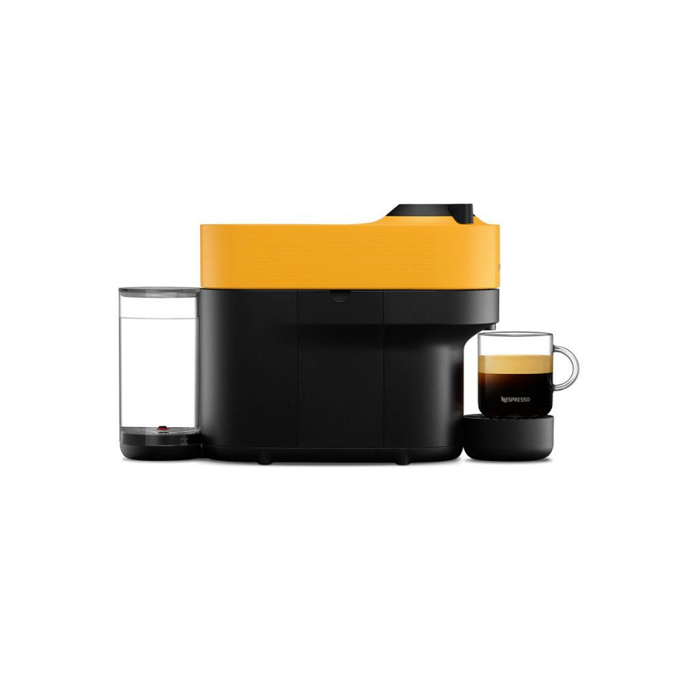 Machine à Café NESPRESSO Vertuo Pop 0.6 Litre / 1300 W / Jaune + 10 Capsules Nespresso Offertes