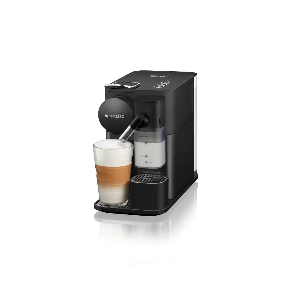 Machine à Café NESPRESSO Lattissima One 1 Litre / 1400 W / Noir + 10 Capsules Nespresso Offertes