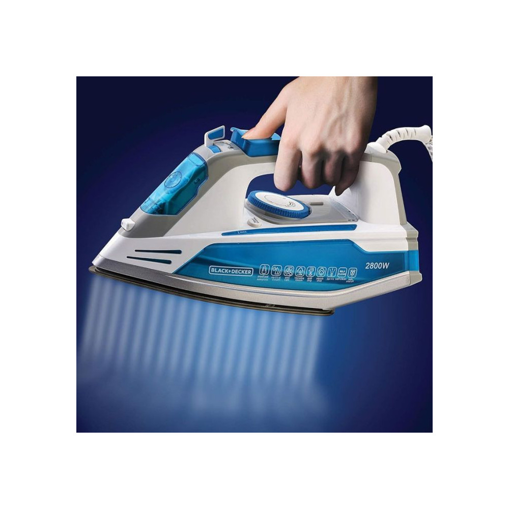 Fer à Vapeur BLACK&DECKER X2800-B5 / 2800 Watts / Bleu