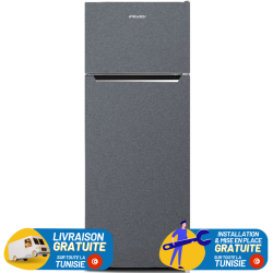 REFRIGERATEUR NEWSTAR De Frost Double Portes 211 Litres / SILVER