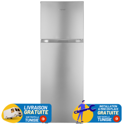 RÉFRIGÉRATEUR BRANDT 430 LITRES / DEFROST / INOX / BDE4310BX