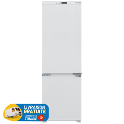 RÉFRIGÉRATEUR BIOLUX Encastrable Free Frost COMBINE 243 Litres / Blanc