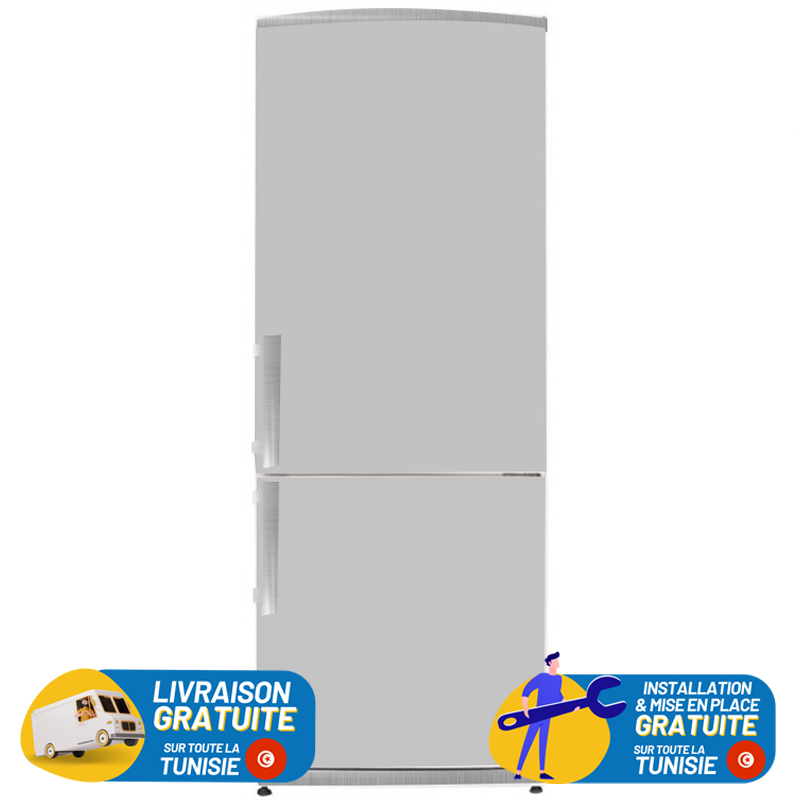 Réfrigérateur Combiné Acer No-Frost 373L / Silver