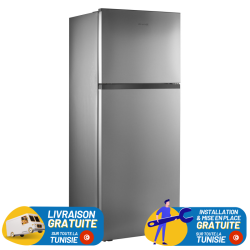 Réfrigérateur Brandt BDE6210BS / 531L / Silver