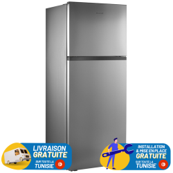 Réfrigérateur DeFrost Brandt BDE6210BX / 531L / Inox