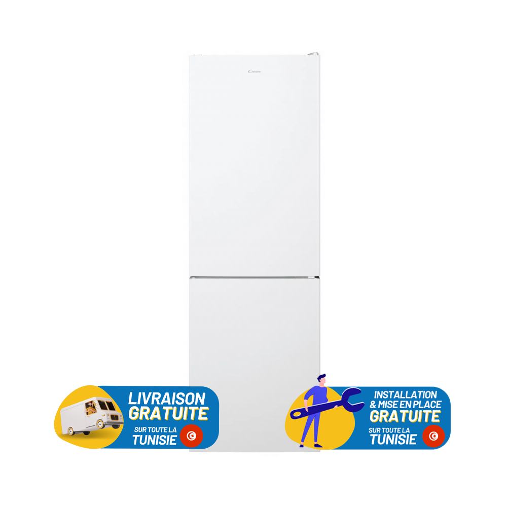 Réfrigérateur Candy No Frost Combiné 341 Litres / Noir