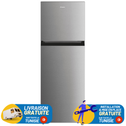 Réfrigérateur CANDY No Frost Deux Portes 338 LITRES INOX