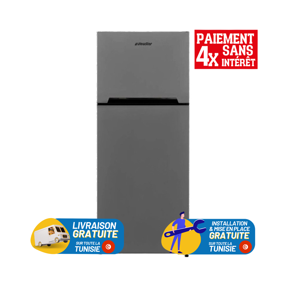 Réfrigérateur NewStar Nofrost / 470L / INOX
