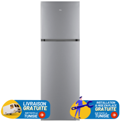 Réfrigérateur TCL NO FROST Double Portes 333 LITRES Silver