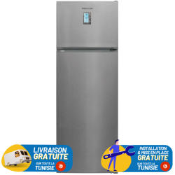Réfrigérateur TELEFUNKEN No Frost Double Portes 451 Litres/ inox avec Afficheur
