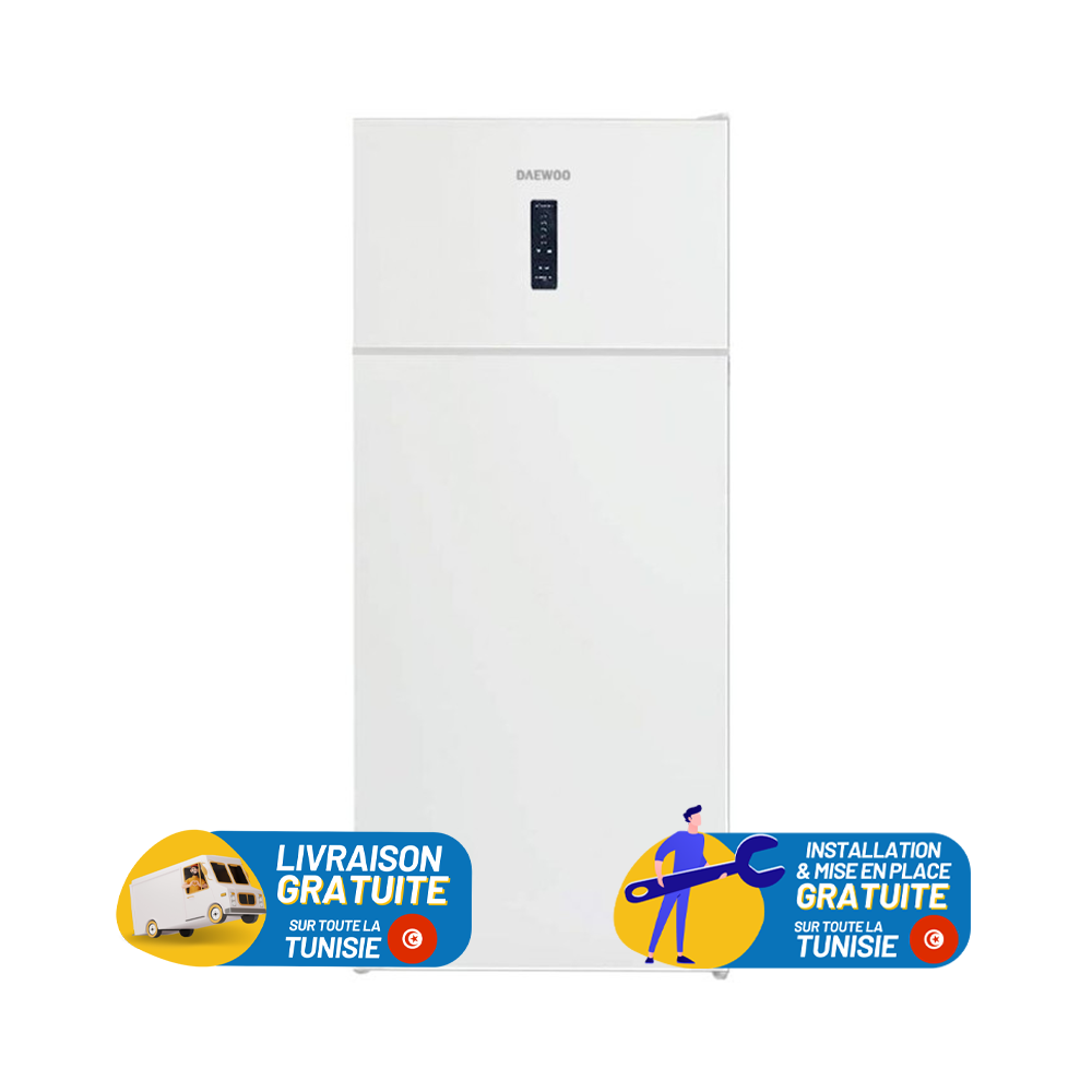 REFRIGERATEUR DAEWOO No Frost Combiné 541 Litres / Blanc avec Afficheur