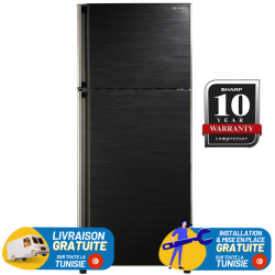 Réfrigérateur 2 Portes Sharp SJ-48C-Bk 384L NoFrost