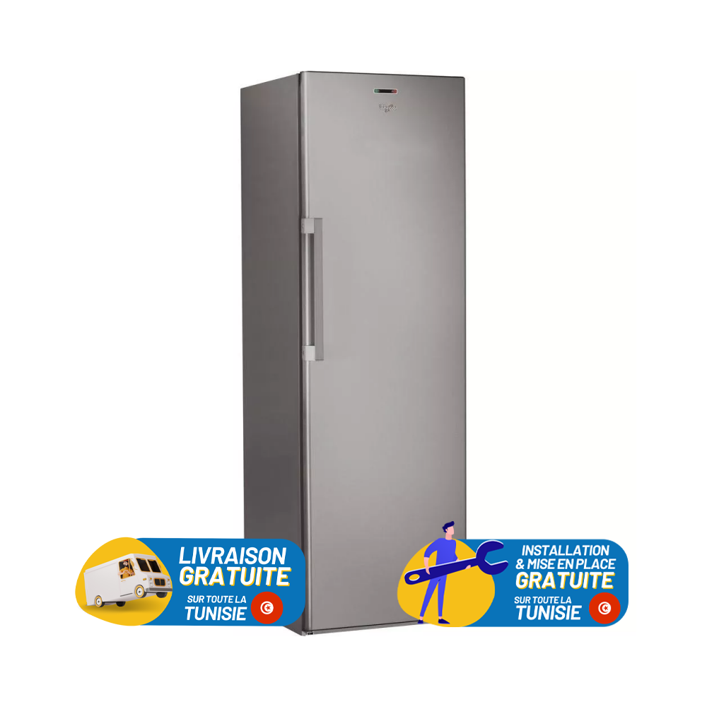 Réfrigérateur Whirlpool No Frost Une Porte 363 Litres / Inox