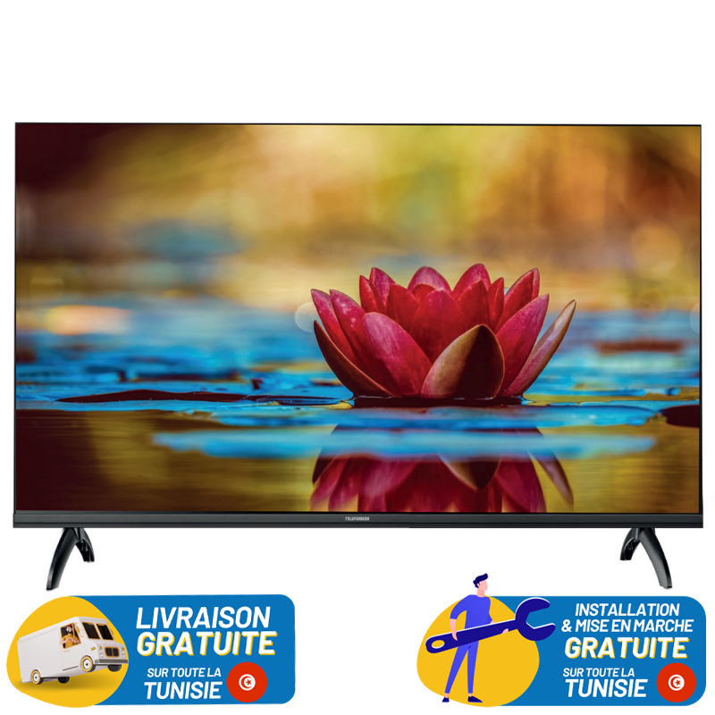 Téléviseur TELEFUNKEN 32" avec Récepteur intégré