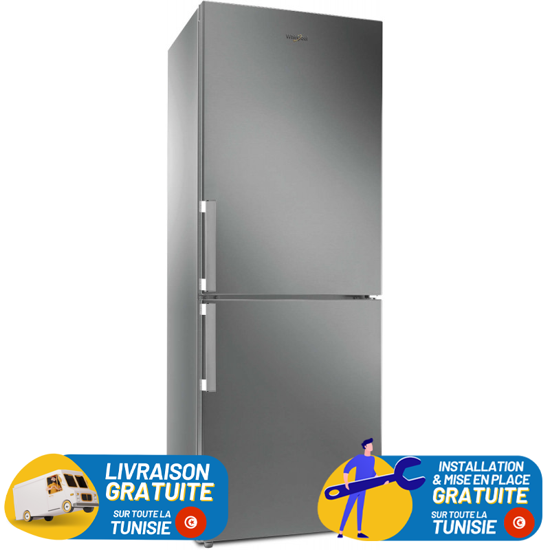 Réfrigérateur Combiné No Frost Whirlpool 462L