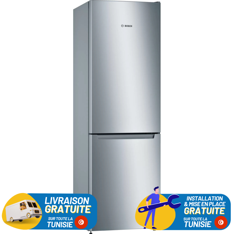 Réfrigérateur BOSCH Combiné Série 2 NoFrost 329L
