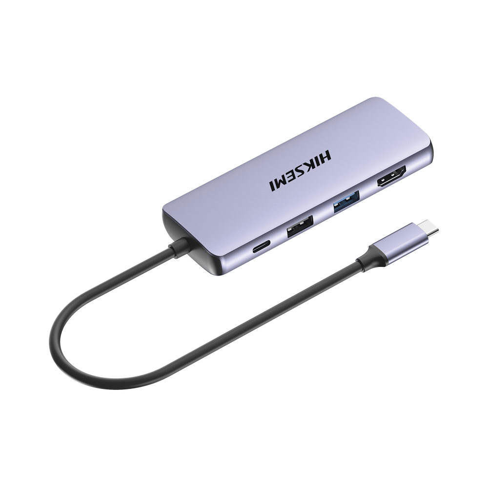 HUB Multifonction 8 en 1 Type-C HIKSEMI HS-HUB-DS8