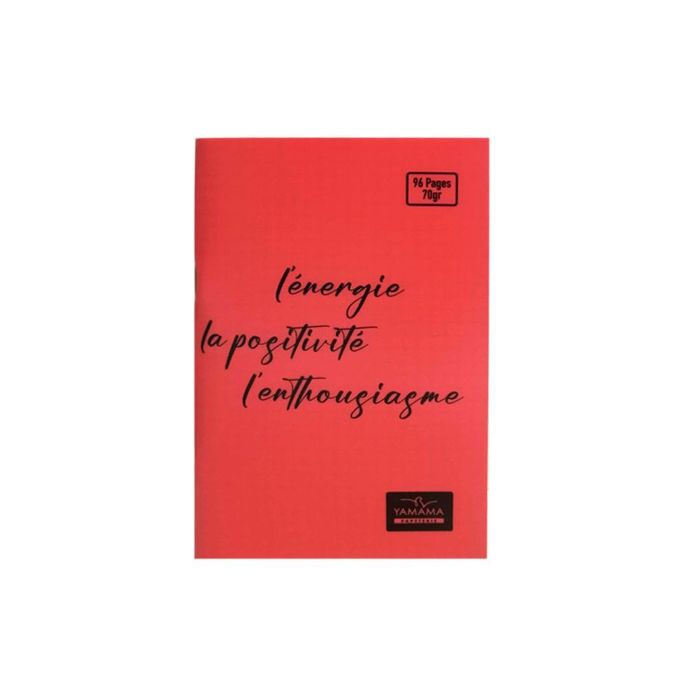 Carnet Piquée YAMAMA 96 Pages 5/5 70gr Avec Couverture plastique / Pastel