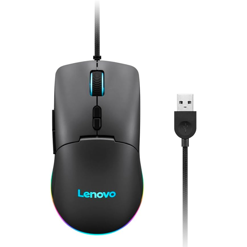 SOURIS FILAIRE GAMER LENOVO M210 RGB NOIR