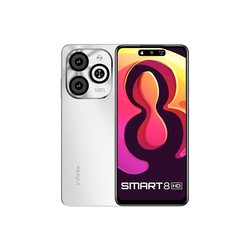 SMARTPHONE INFINIX SMART 8 HD / 2 GO / 64 GO / Blanc