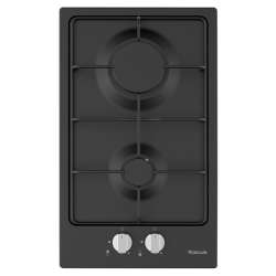 PLAQUE DE CUISSON FOCUS 2 FEUX / Noir/