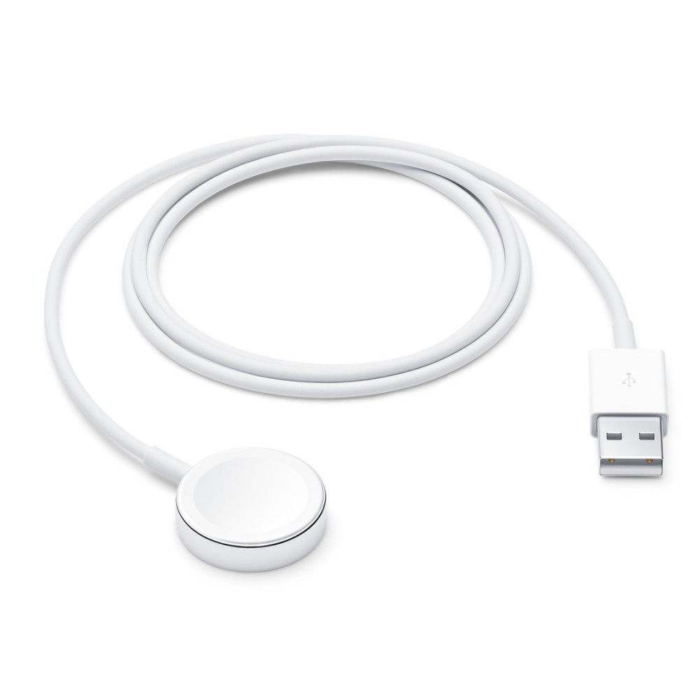 Câble de charge magnétique pour Apple Watch 1 Métre / Blanc