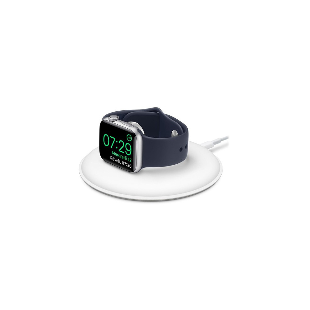 Station de charge magnétique pour Apple Watch / Blanc
