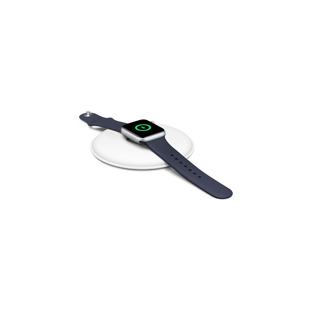 Station de charge magnétique pour Apple Watch / Blanc