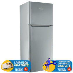 RÉFRIGÉRATEUR ARISTON DOUBLE PORTES-INOX