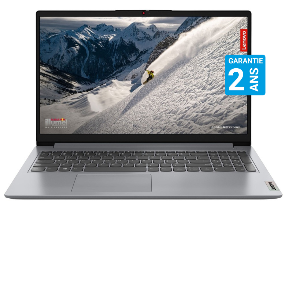 Pc Portable Lenovo IdeaPad 1 15AMN7 / Athlon Silver 7120U / 8 Go / 512 Go SSD / Gris Avec Sacoche Lenovo Offerte