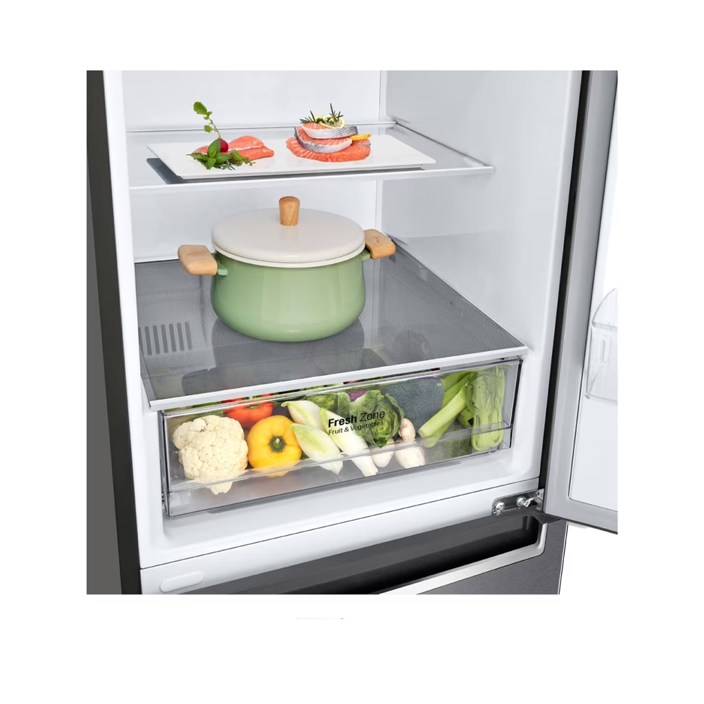 REFRIGERATEUR LG 341 Litres No Frost PLATINUM SILVER