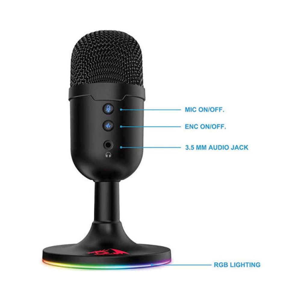 Microphone Gamer Redragon GM303 / Noir