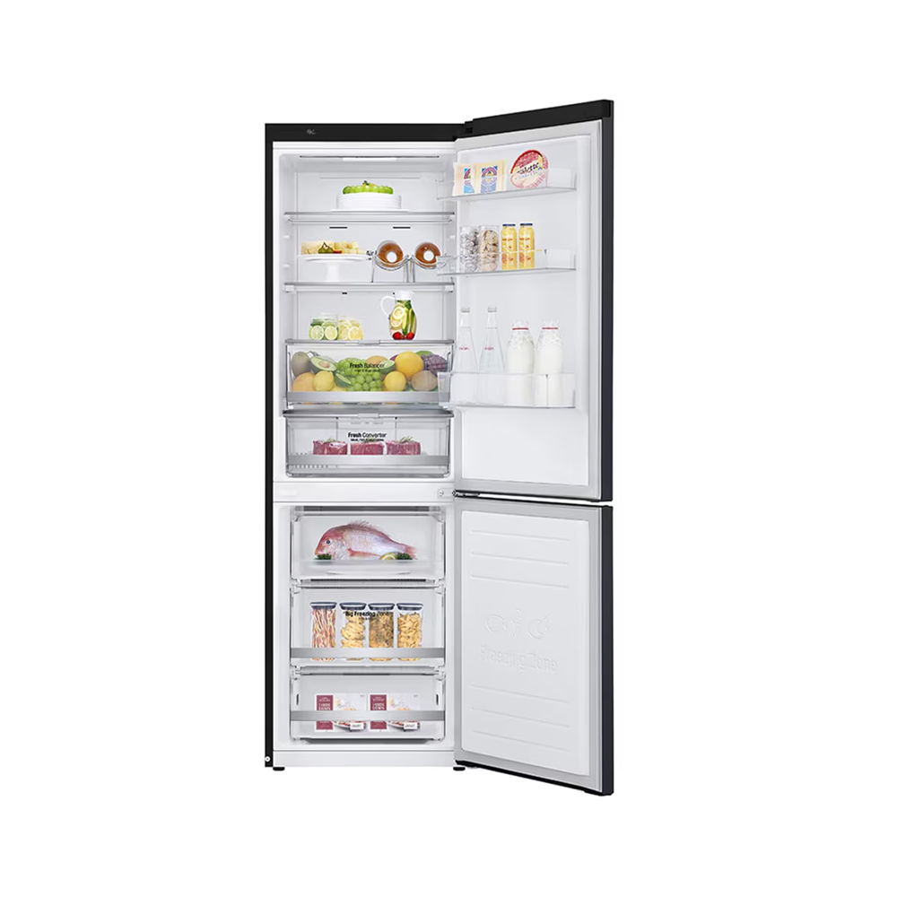 REFRIGERATEUR LG No Frost INVERTER Combiné 341 Litres / MATTE BLACK