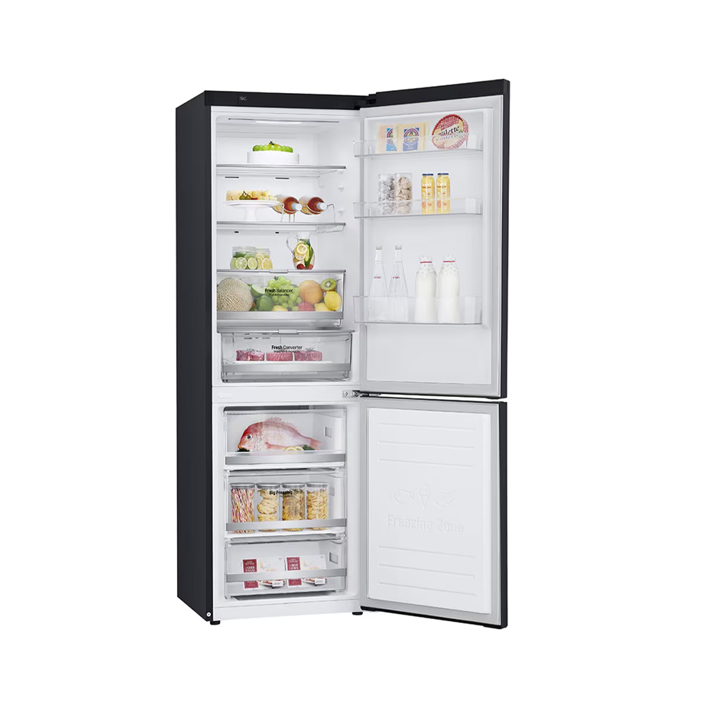 REFRIGERATEUR LG No Frost INVERTER Combiné 341 Litres / MATTE BLACK