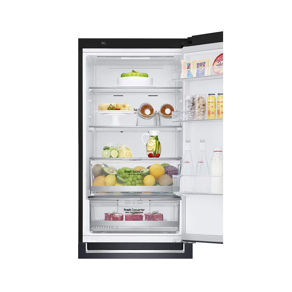 REFRIGERATEUR LG No Frost INVERTER Combiné 341 Litres / MATTE BLACK