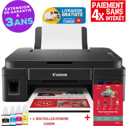 Imprimante à réservoir intégré CANON 3 en 1 PIXMA G3410