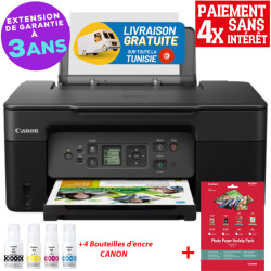 Imprimante 3en1 Multifonction Couleur Avec Réservoir Intégré Canon PIXMA G3470 / Wi-Fi / Noir
