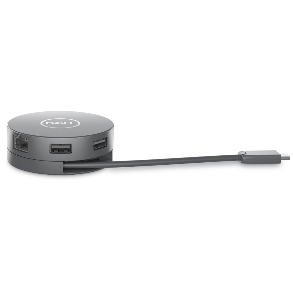 Adaptateur multiport USB-C 6-en-1 Dell DA305 / Gris