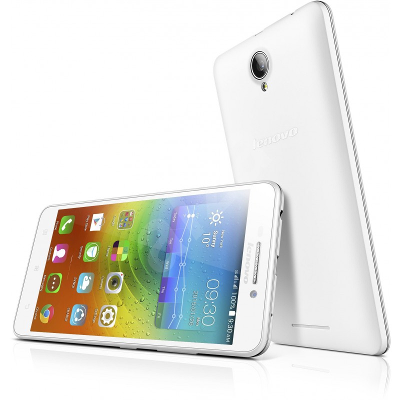 Téléphone Portable Lenovo A5000 / Double SIM + Puce DATA Ooredoo avec 1 mois (1 Go) d'internet Offerte