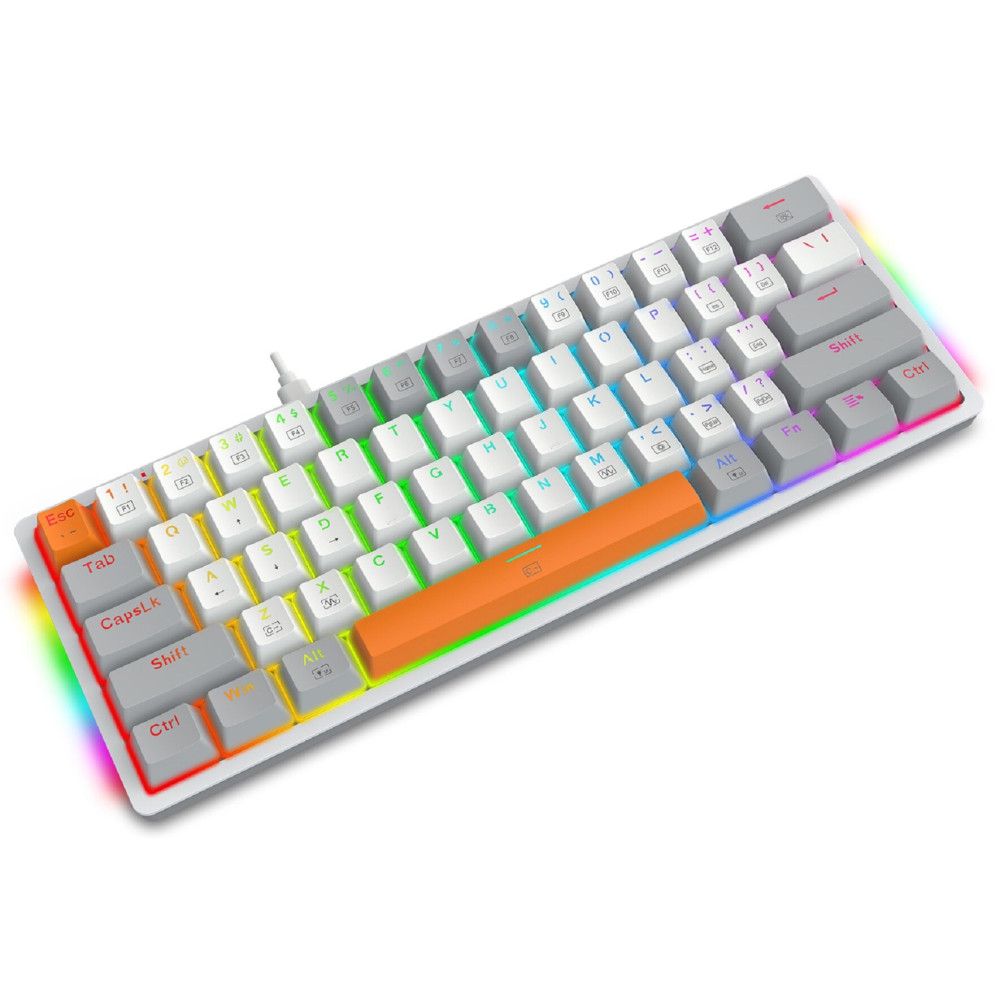 Clavier Gamer Mécanique Redragon AKALI K642WGO RGB / RED SWITCH