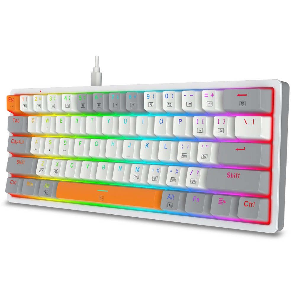 Clavier Gamer Mécanique Redragon AKALI K642WGO RGB / RED SWITCH